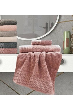 Elsa Jacquard Hand Face Towel 6 Pieces - Thumbnail